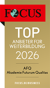 Die AFQ ist ein Top Anbieter für Weiterbildung laut Focus-Business